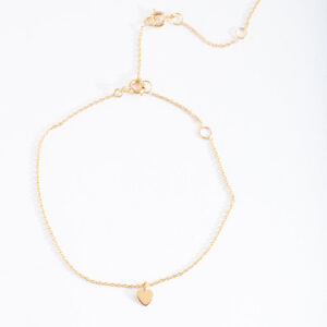 Small Heart Anklet Bracelet