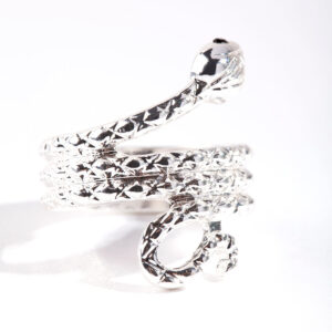 Etched Snake Ring