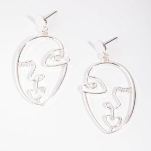 Picasso Face Earrings