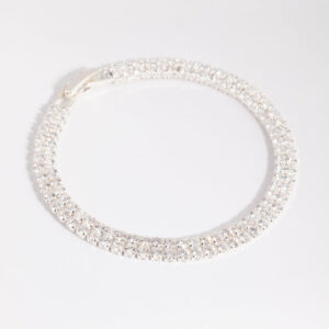 Layered Cup Chain Tennis Bracelet