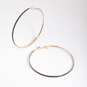 Glitter Hoop Earrings
