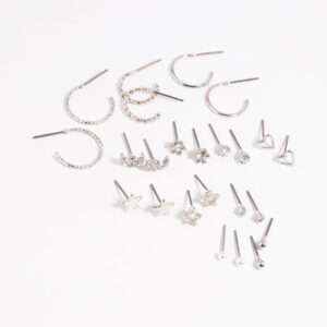 Celestial Heart Stud Earring 12-Pack