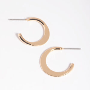 Flat Hoop Earrings