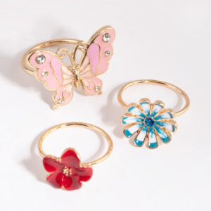 Butterfly & Flower Ring