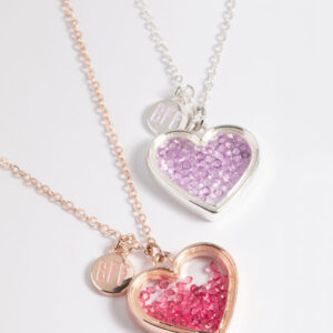 Kids  Diamond Heart Shaker Necklace Pack