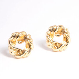 Open Knot Stud Earrings