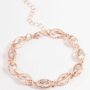 Rose Classic Marquise  Bracelet