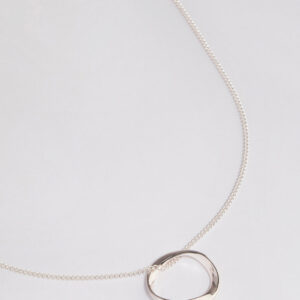 Twisted Circle Necklace