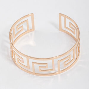 Greek Pattern Cuff Bangle