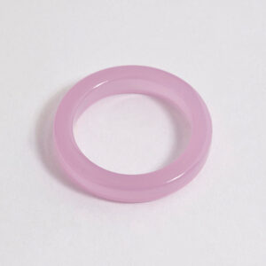 Pink Acrylic Solid Ring