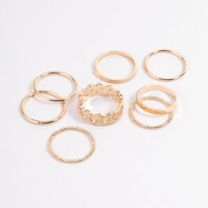 Classic Braid Ring 8-Pack
