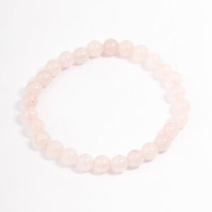 Rose Quartz Ball Bracelet