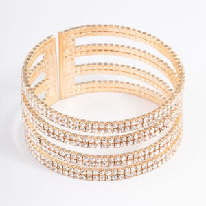 Four Row Cuff Bangle