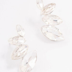 Graduated Marquise Stud Earrings
