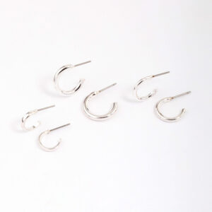 Graduating Huggie Hoop Earring 3-Pack