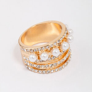 Layered Pearl Ring