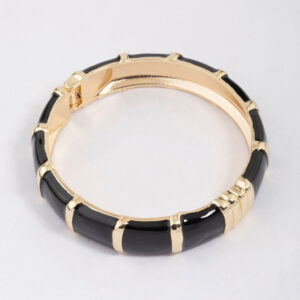 Black & Square Bangle