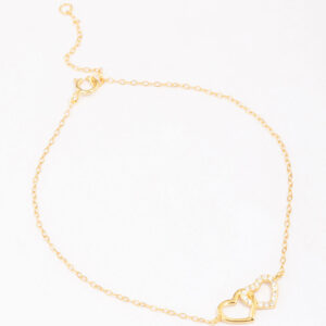 Loop Heart Chain Bracelet