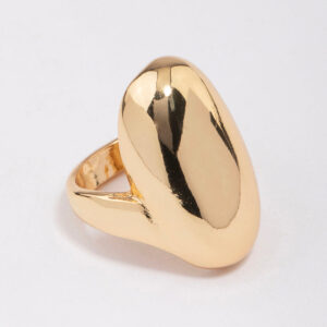 Smooth Statement Oval Ring