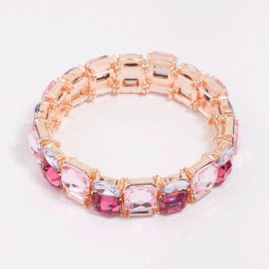 Rose Square Stretch Bracelet