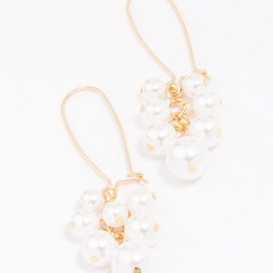 Pearl Cluster Earrings