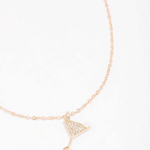 Cocktail Pendant Necklace