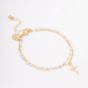 & Pearl Layered Bracelet