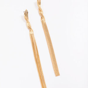 Twisted Cupchain Drop Earrings