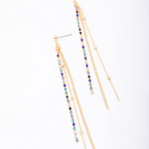 Trio Chain Drop Earrings