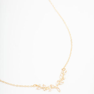 Cubic Zirconia Vine Necklace