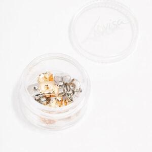 & Rhodium Large Butterfly Earring Backs